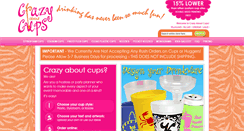 Desktop Screenshot of crazyaboutcups.com